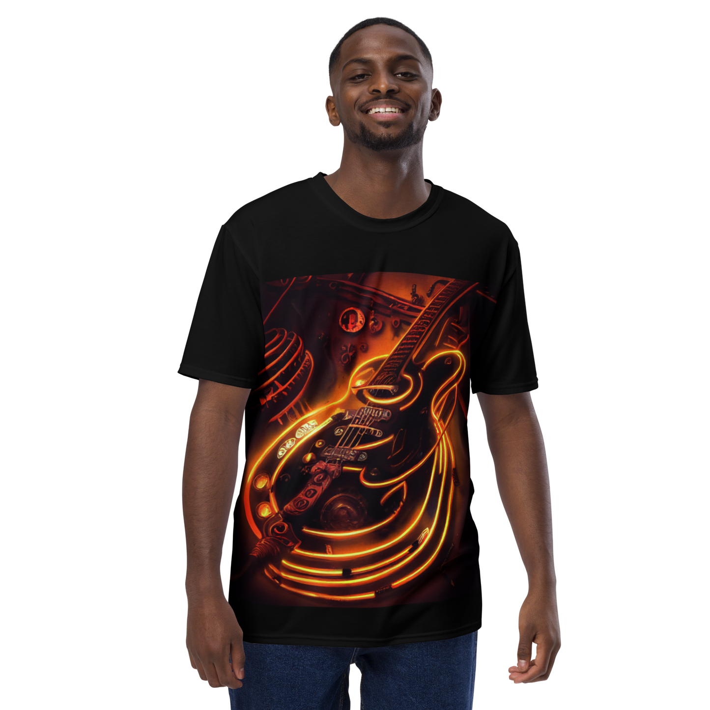 "Steampunk Guitar" Men's t-shirt