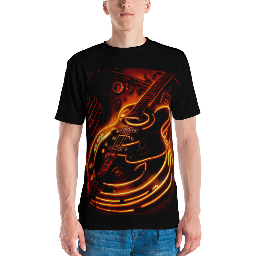 "Steampunk Guitar" Men's t-shirt