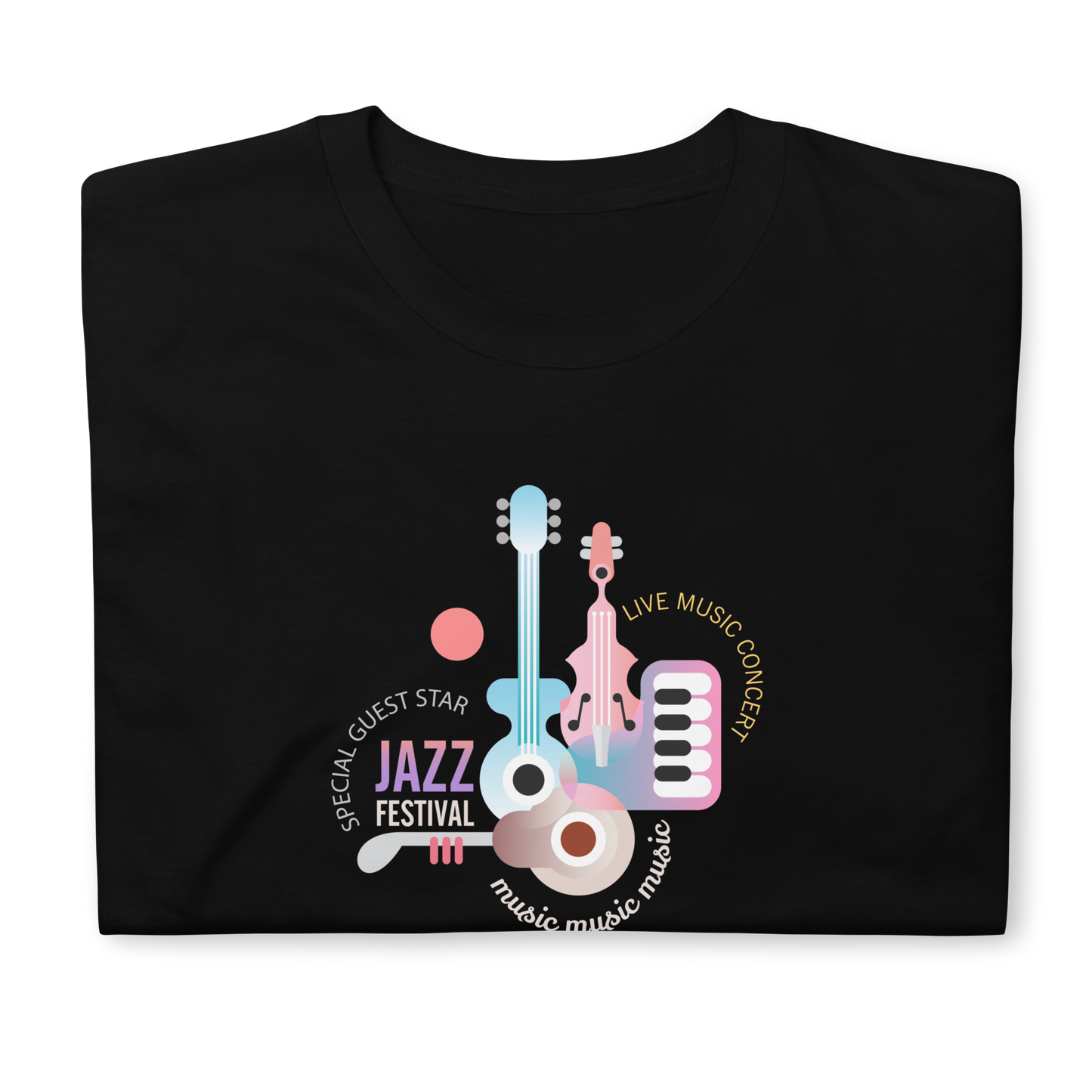 "Jazz Fest" Unisex T-Shirt by nasmore