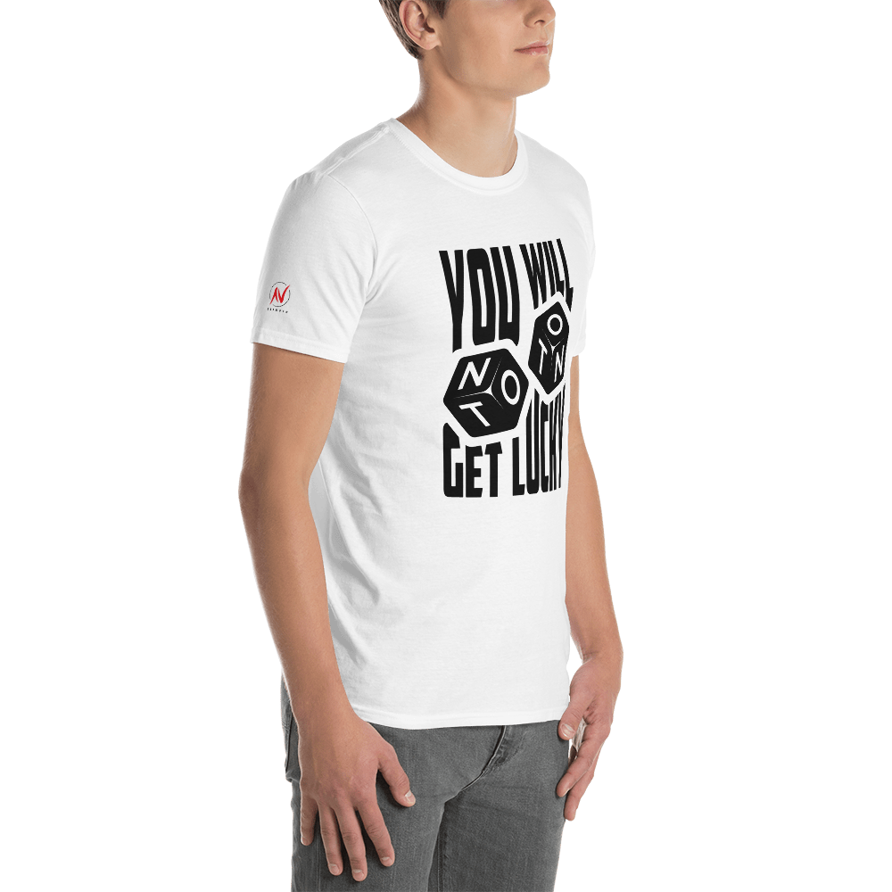 "N-Lucky" - Short-Sleeve Unisex T-Shirt (White)