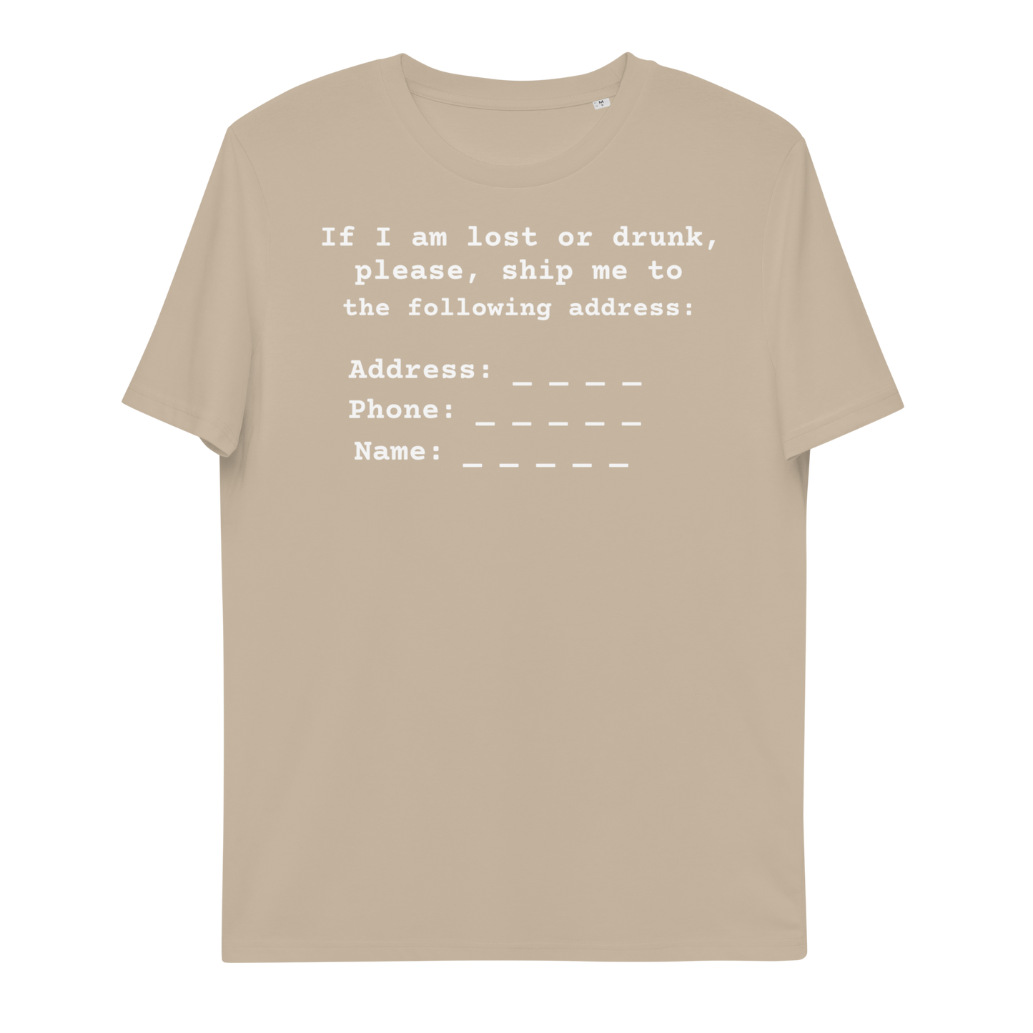 "Lost & Found" - organic cotton t-shirt